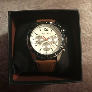 Coach Sullivan Sport men’s watch 42mm white face